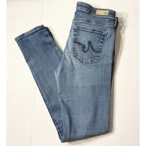 AG Adriano Goldschmied Jeans Women's 29 Blue The Prima Cigarette Fit Stretch